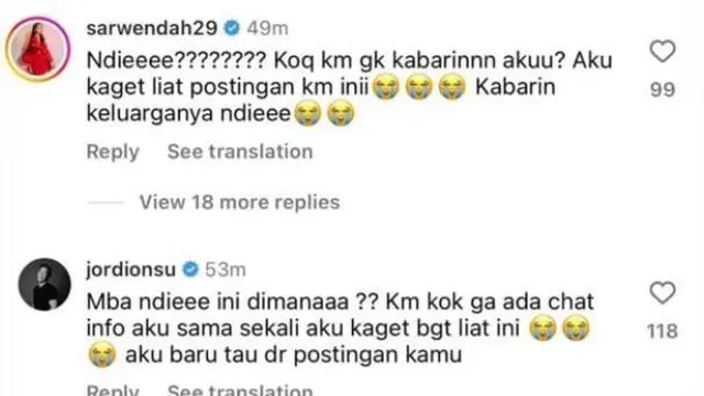 Sarwendah dan Jordi Onsu