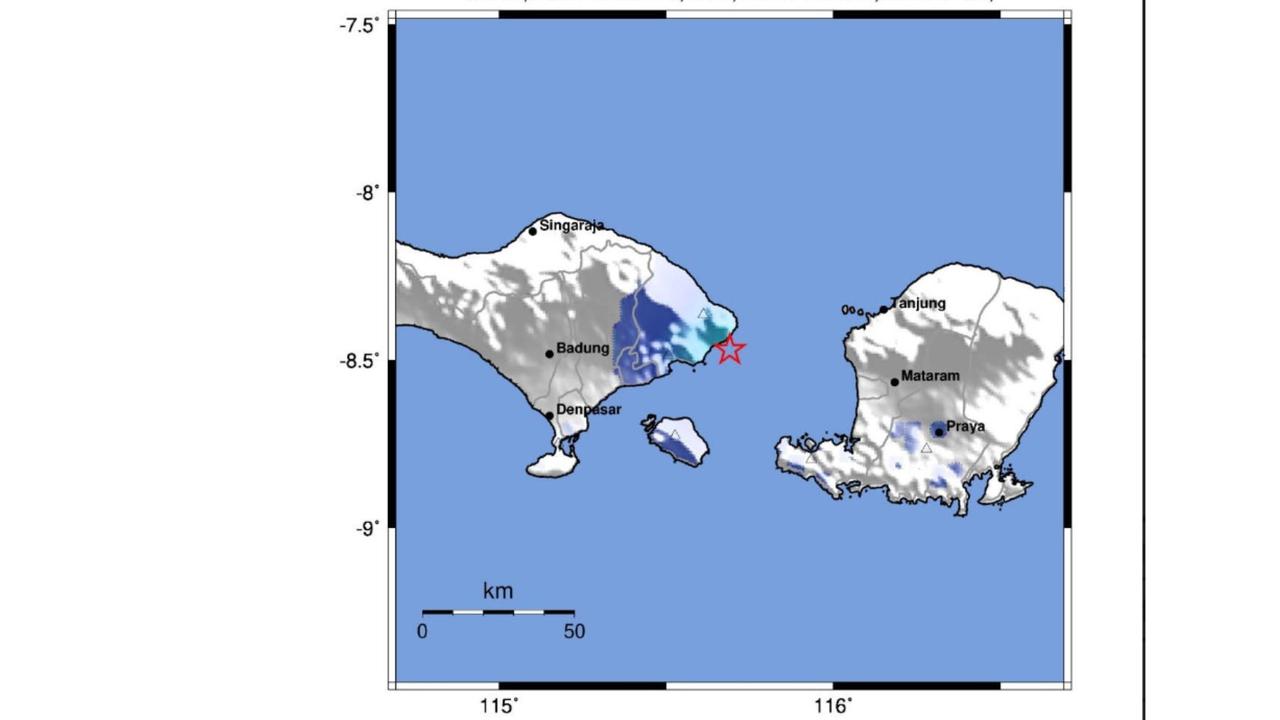 Gempa Magnitudo 2,7 Guncang Karangasem Bali