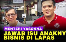VIDEO: Menkumham Yasonna Bantah Isu Anaknya Bisnis Narkoba di Lapas, 'Bohong Besar!