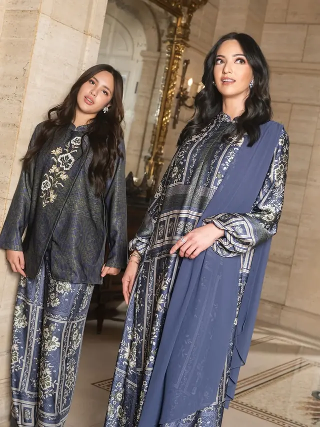 Twin Look Ibu-Anak di Pemotretan Baju Lebaran 2026, Gaya Nia Ramadhani dan Mikhayla Bakrie Curi Atensi