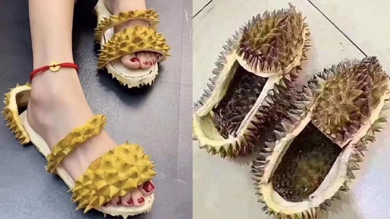 6 Sandal Jepit dari Kulit Durian Ini Bakal Bikin Kakimu Sakit, Berani Coba?