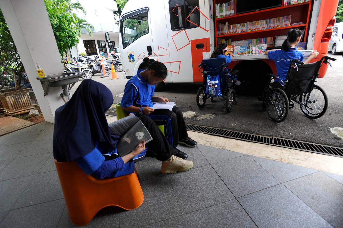 Penyandang difabel tingkatkan minat baca lewat perpustakaan keliling