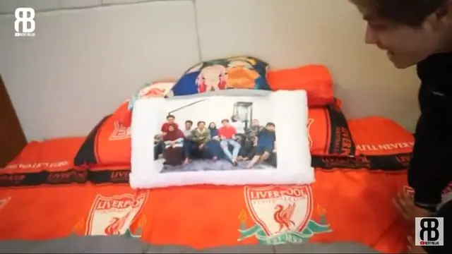 Salah satu bagian dari kamar Rizky Billar