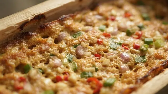 telur bakar bambu pedas gurih yang sedap beraroma asap alami, cocok untuk menu unik di rumah