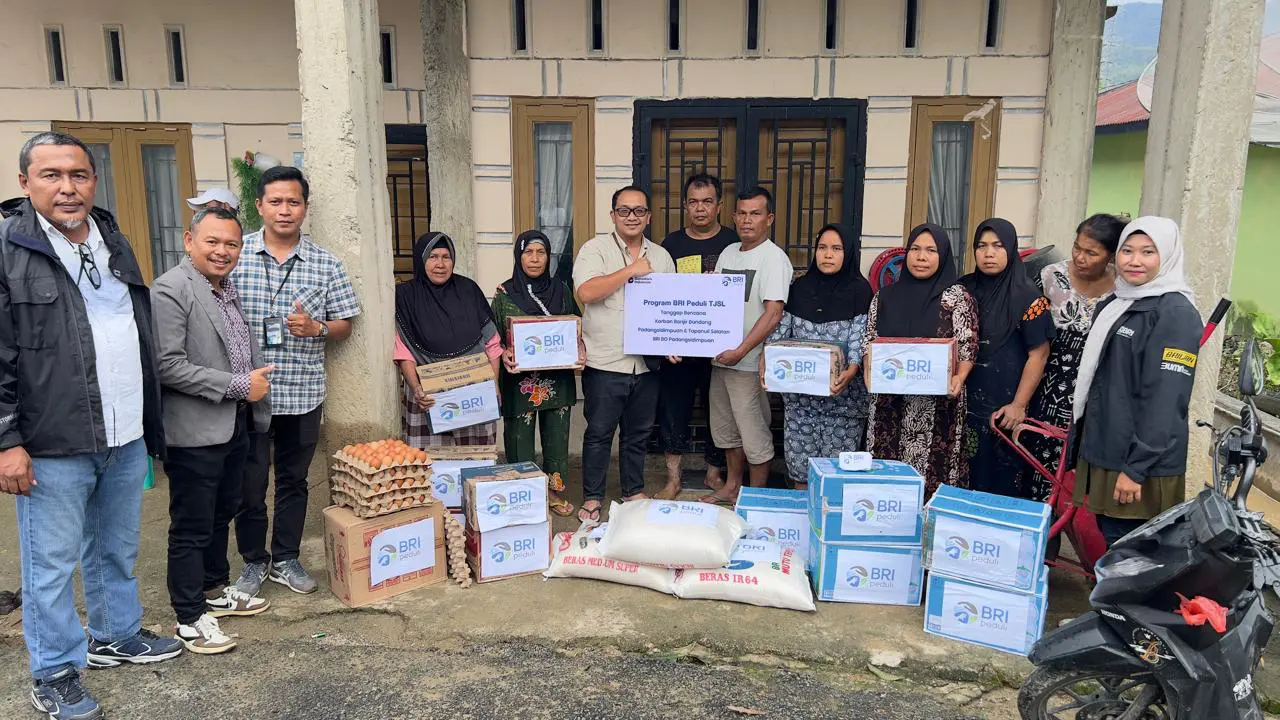 BRI Peduli Sigap Bantu Warga Terdampak Banjir di Sumatera Utara