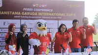 Sebanyak sepuluh tim dari empat negara Asia Tenggara (ASEAN) akan berpartisipasi dalam turnamen Transtama-Garuda International Cup 2 di Indonesia pada 30 Juni-3 Juli 2022 di ASIOP Training Ground, Sentul, Kabupaten Bogor. (Istimewa).