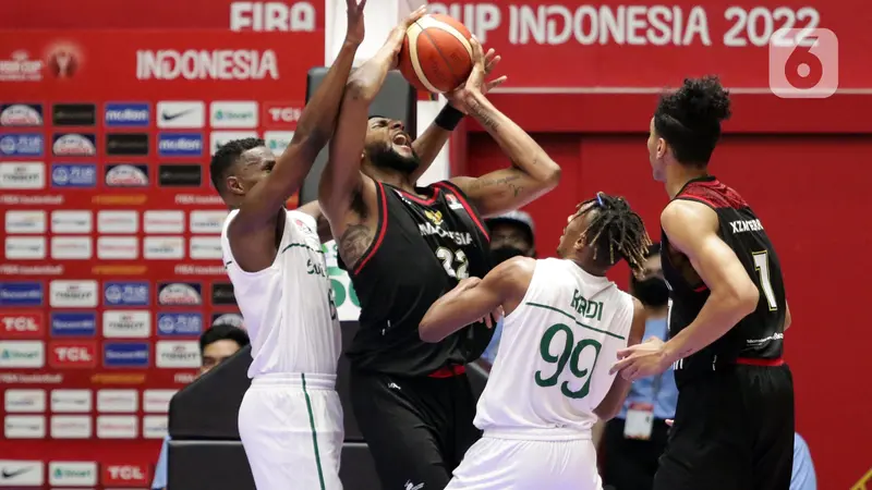 Timnas Basket Indonesia Awali Laga Perdana di FIBA Asia Cup 2022 dengan Kemenangan