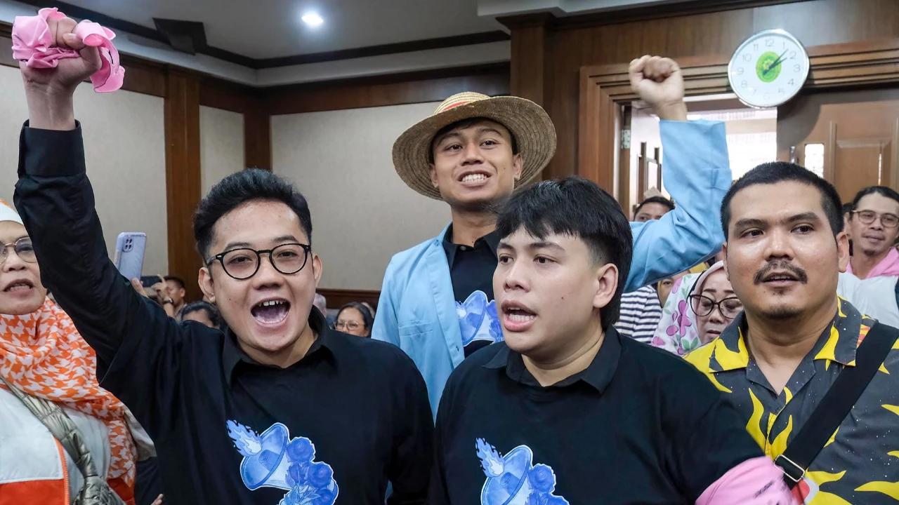 FOTO: Delpedro CS Divonis Bebas dalam Kasus Dugaan Penghasutan Demonstrasi Agustus 2025