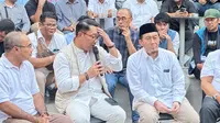 Pasangan bakal cagub dan cawagub Jakarta Ridwan Kamil-Suswono. (Liputan6.com/ Nanda Perdana Putra)