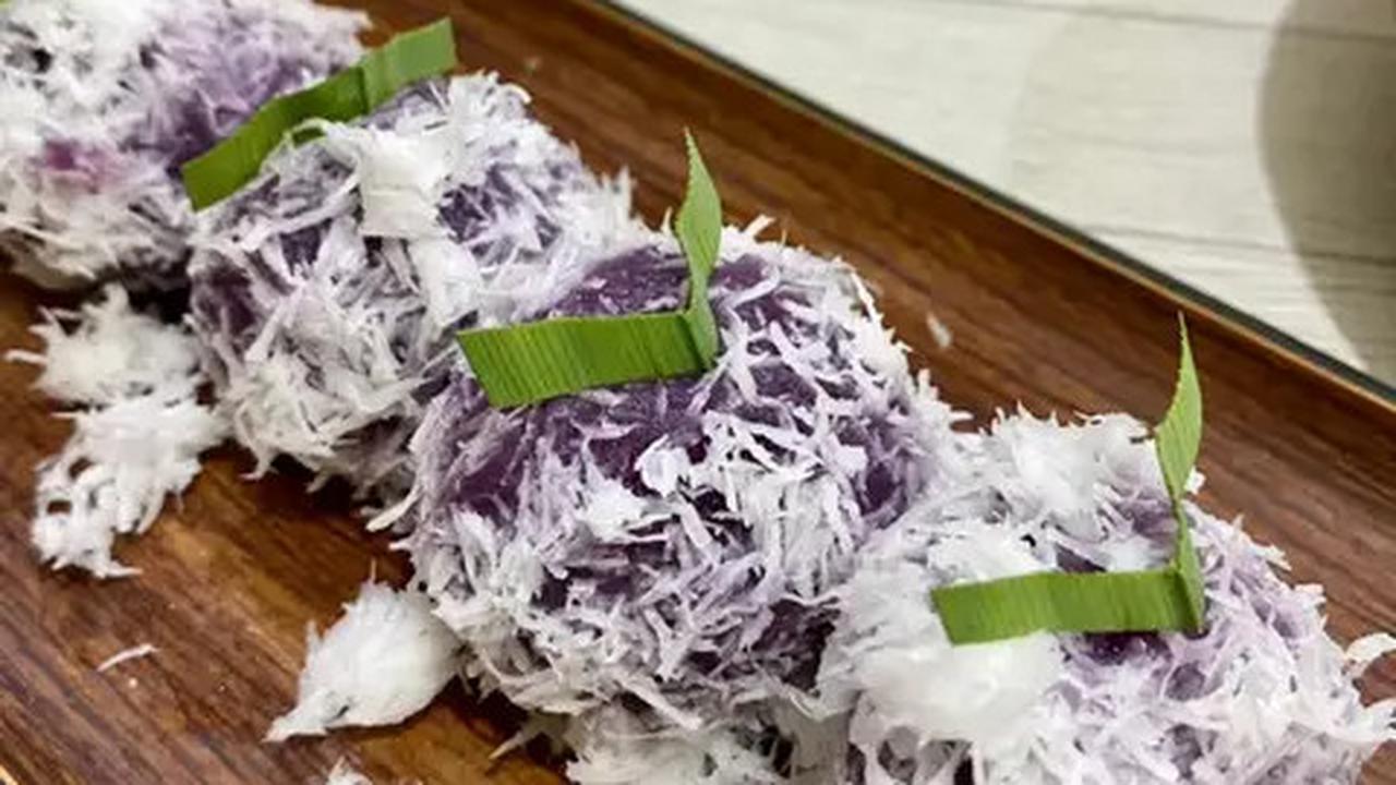 Ilustrasi Klepon Ubi Ungu