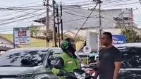 TNI di Pontinak Pukul Driver Ojol (Foto: Tangkapan Layar Instagram)
