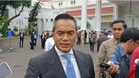 Ketum Kadin Indonesia Anindya Bakrie&nbsp;usai mendampingi Presiden Prabowo Subianto menerima sejumlah pengusaha Jepang (Japan-Indonesia Association/ Japinda) di Istana Negara, Jakarta, Jumat siang (6/12/2024). (Ist)