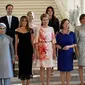 Sesi Foto Pasangan Pemimpin NATO, diikuti oleh pasangan sejenis PM Luxembourg (Foto/AFP)