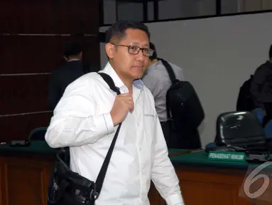 Persidangan Anas Urbaningrum kembali digelar di Pengadilan Tipikor, Jakarta, Senin (7/7/2014) (Liputan6.com/Miftahul Hayat)