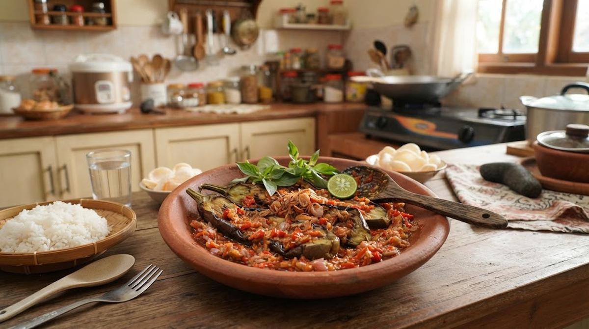 Sambal Terong Bakar Kencur