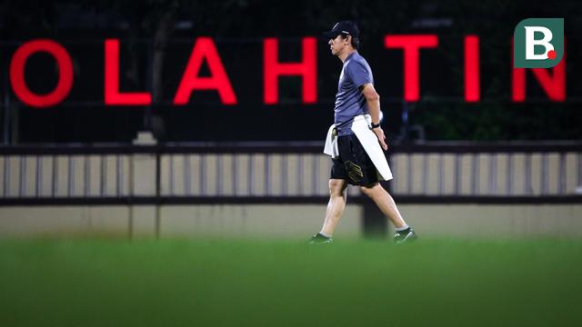 Latihan Timnas Indonesia Senior dan Timnas Indonesia U-20