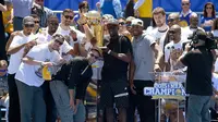 Parade Juara NBA 2015 Golden State Warriors