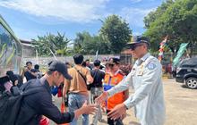 Ratusan Peserta Mudik Gratis Jambi Tiba di Terminal Alam Barajo, Sambut Lebaran