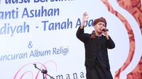 Teguh Permana (Vagetoz) rilis album religi. (Foto: Galih W. Satria/Bintang.com)