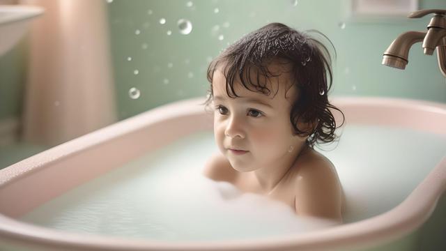 Mandi malam atau tidur dengan kipas angin tidak menyebabkan pneumonia secara langsung, tetapi perubahan suhu tubuh atau sirkulasi udara bisa mempengaruhi anak yang sedang tidak sehat. (Ilustrasi by AI)