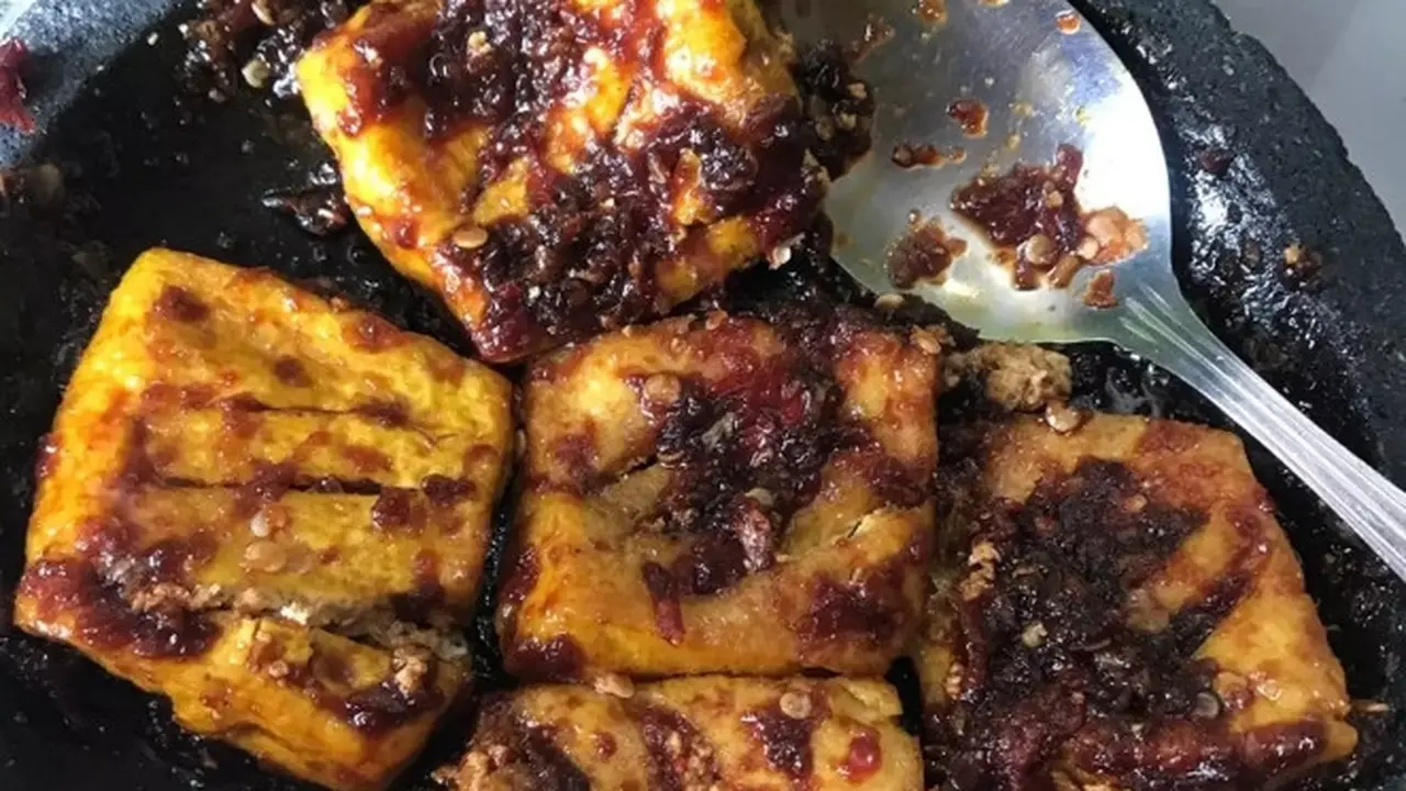 Tahu Penyet Sambal Kecap