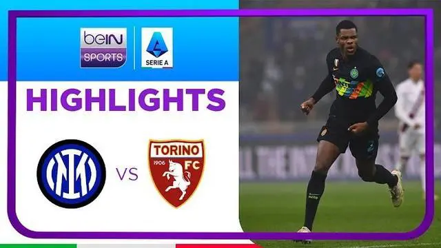 Berita video highlights Liga Italia, Inter Milan menang atas Torino berkat gol Denzel Dumfries, Kamis (23/12/21).