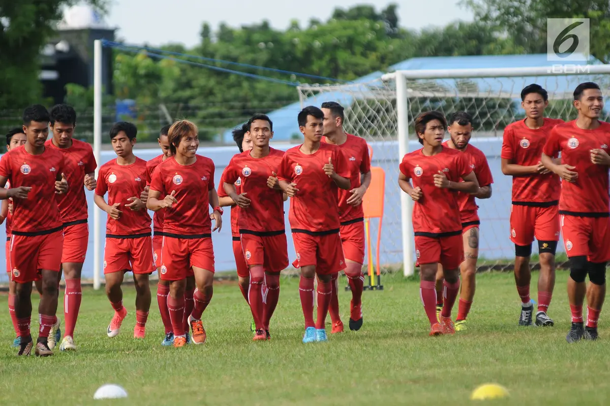 Persija Matangkan Taktik dan Genjot Fisik Pemain