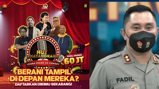Polda Metro Jaya Gelar Lomba Stand Up Comedy