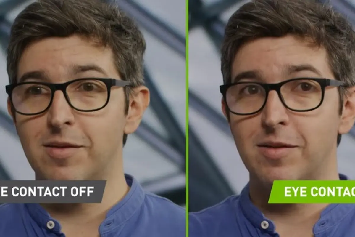 Fitur Eye Contact di NVIDIA Broadcast (YouTube NVIDIA Studio)
