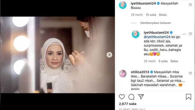 Ikke Nurjanah menikah