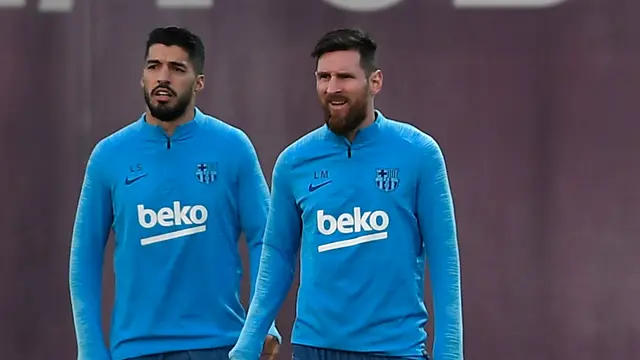 Intip Latihan Pemain Real Madrid dan Barcelona Jelang El Clasico