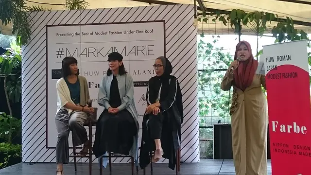 Postal modest fashion internasional di Indonesia