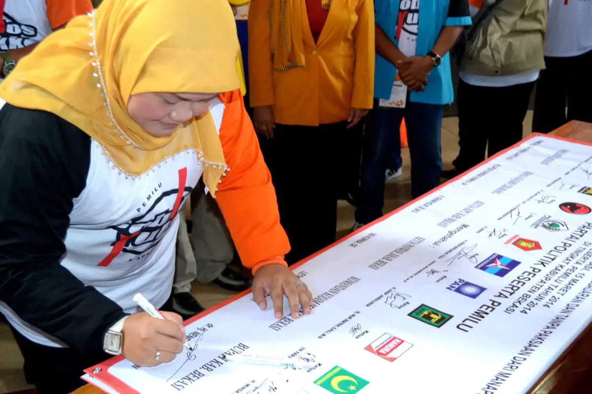 Kampanye Damai Bekasi, Setiap Parpol Cukup 12 Caleg