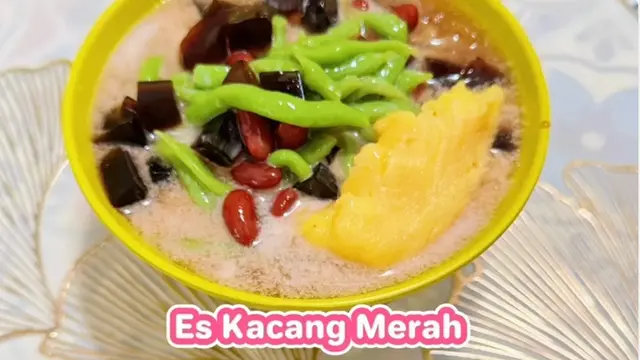 3 Resep Praktis Es Kacang Merah Menyegarkan, Pas untuk Cuaca Panas