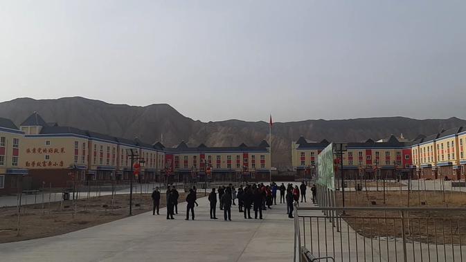 Permukiman relokasi etnis Kirgiz di Turugart Port, Wuqia County, Xinjiang (Rizki Akbar Hasan / Liputan6.com)
