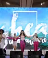 Ghea Indrawari menjadi salah satu penampil di Fimela Day 2023. Tampil di hari pertama Fimela Day, Ghea begitu energik dengan tarian dan suara merdunya. [Foto: Daniel Kampua/Fimela]