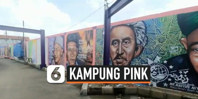 VIDEO: Kampung Bandit Disulap Jadi Kampung Pink Ramah Wisatawan