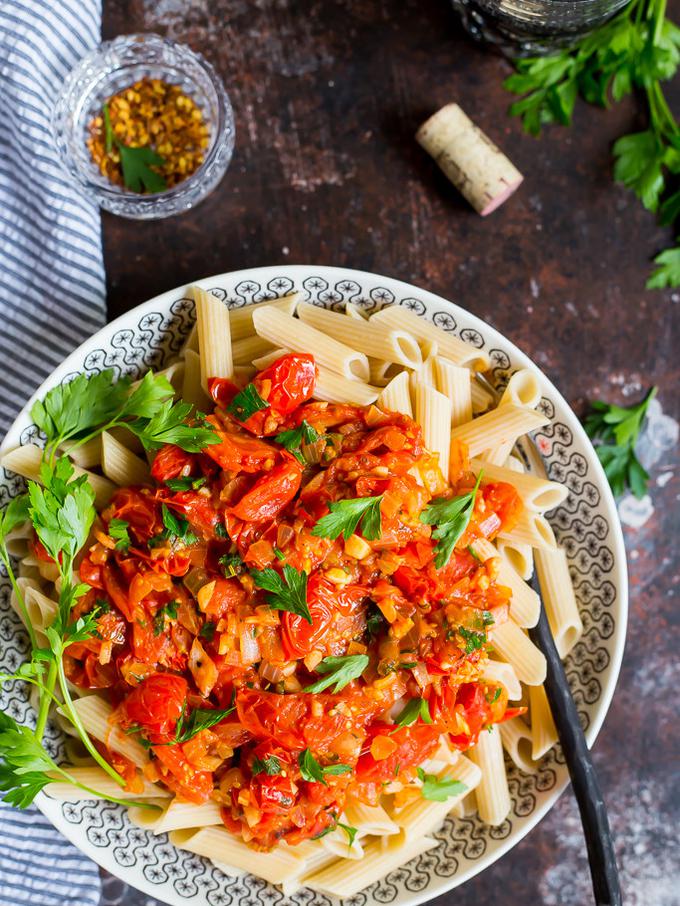  Pasta  Tomat 20 Menit Resep  Praktis  yang Sedap dalam 