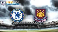 Chelsea vs West Ham United (Liputan6.com/Ari Wicaksono)