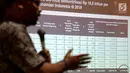 Tampak layar kontribusi Go-Ride hasil riset Go-Jek oleh Lembaga Demografi FEB UI 2018, Jakarta, Kamis (21/3). Hasil riset menemukan kontribusi mitra Go-Jek dari empat layanan terhadap ekonomi Indonesia mencapai Rp 44,2 Triliun. (Liputan6.com/Fery Pradolo)