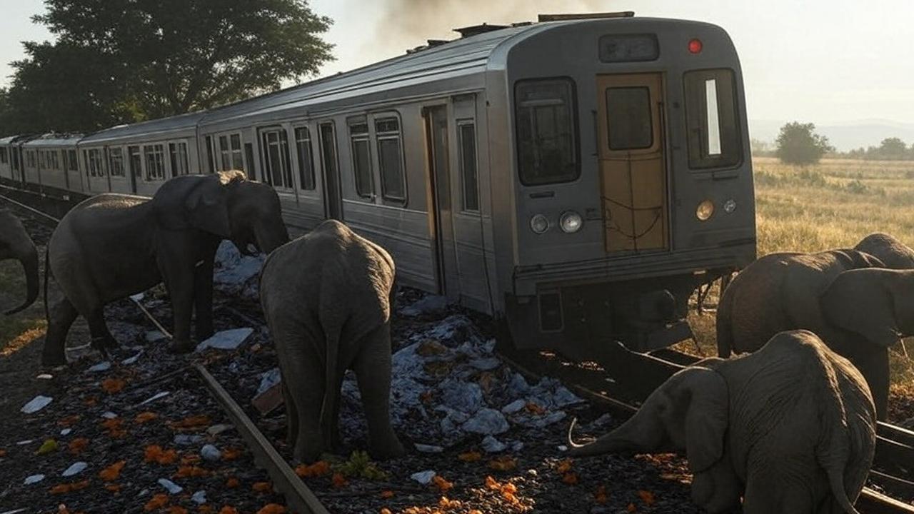 Enam Gajah Mati Ditrabrak Kereta di Sri Lanka, Video Setelah Insiden Bikin Haru