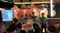 Penampilan para Burger Masters di konferensi pers peluncuran Best Burger McDonald's (Dok. Liputa6.com/Winda Syifa Sahira)