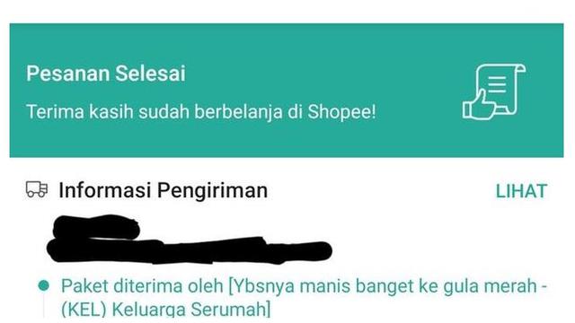 6 Nama Penerima Paket yang Ditulis Kurir dalam Status Pengiriman Ini Kocak