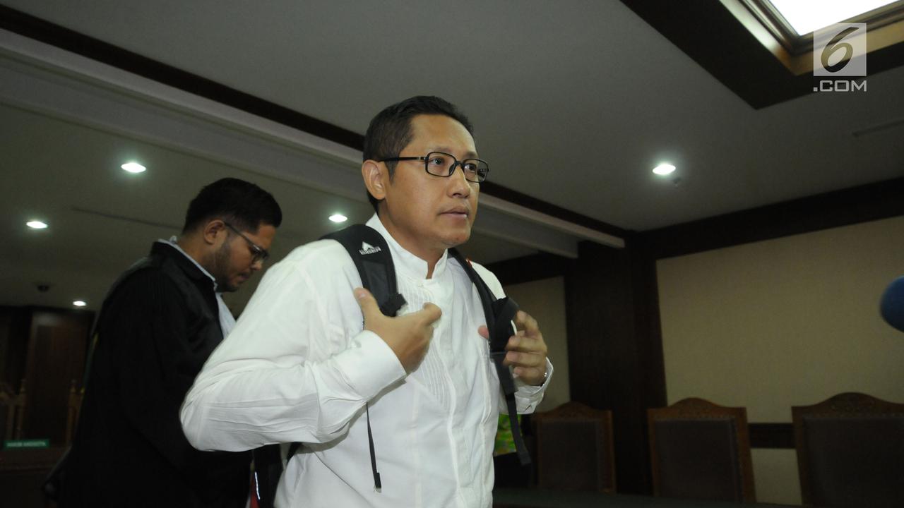 Anas Urbaningrum Jalani Sidang Perdana Pengajuan Peninjauan Kembali