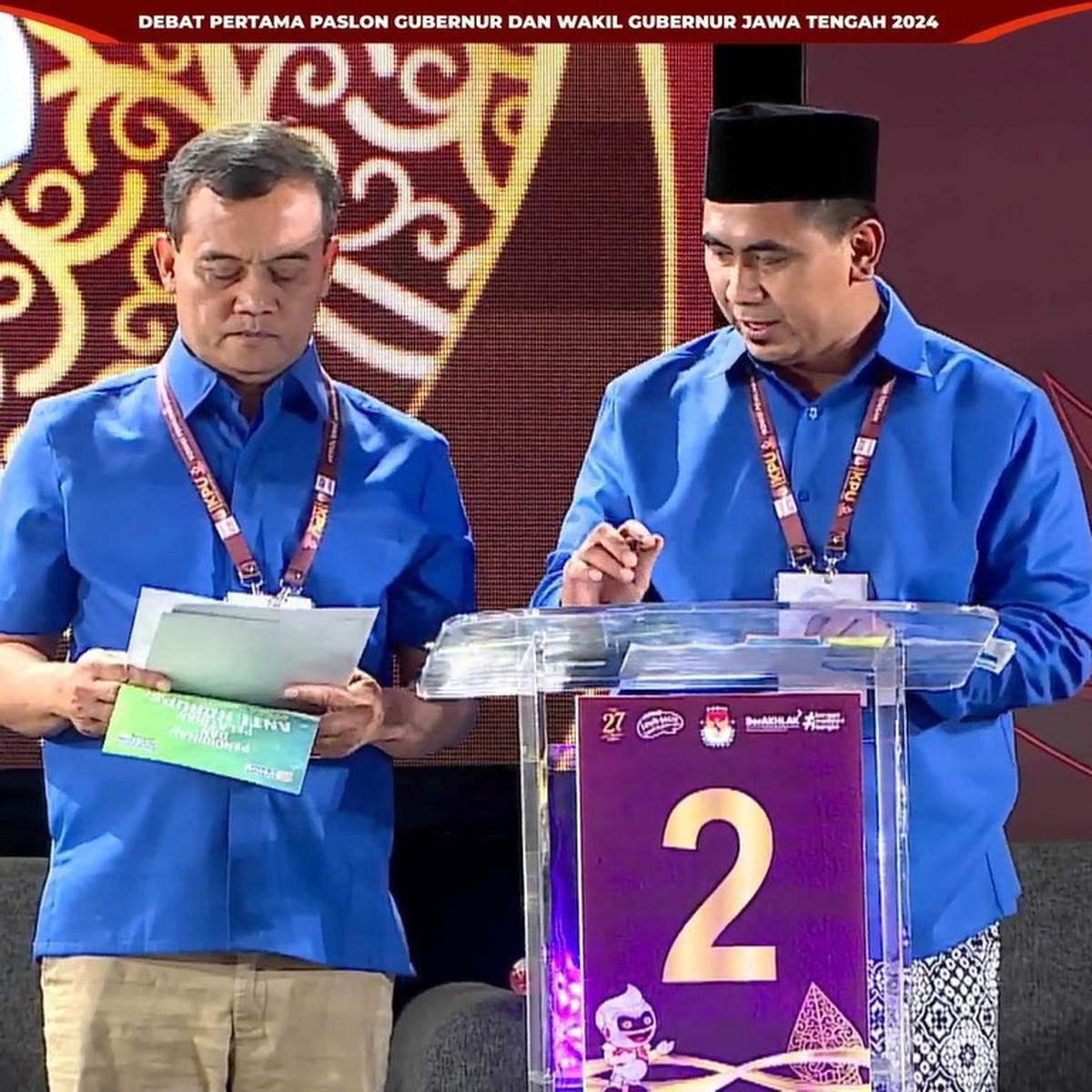Debat Pertama Pilkada Jawa Tengah 2024