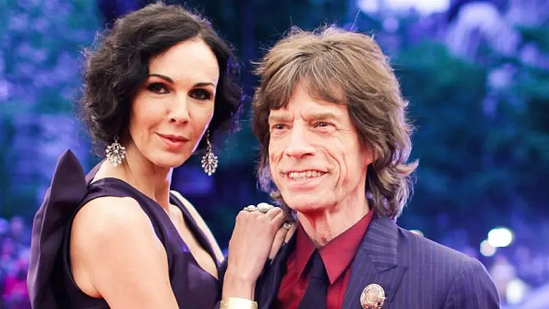 Mick Jagger dan L Wren Scott