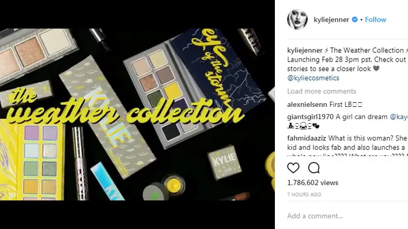 Anak Kylie Jenner Punya Koleksi Kosmetik Sendiri