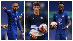 Meski telah menjuarai Liga Champions musim ini, Chelsea diyakini bakal melepas 7 pemain berikut dengan beberapa alasan. Satu alasan pasti, The Blues butuh perombakan. Mereka masih membutuhkan pemain incaran di musim depan dan butuh biaya besar untuk menutupinya. (Kolase Foto AFP)