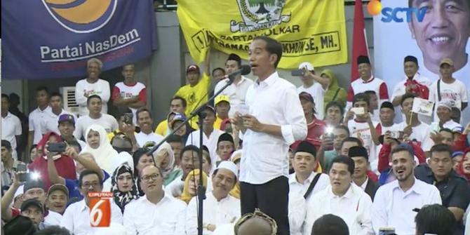 Kampanye di Probolinggo, Jokowi Targetkan Raih Suara 70 Persen