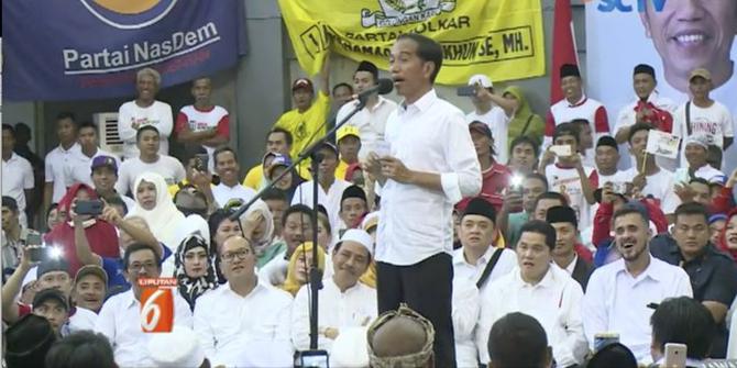 Kampanye di Probolinggo, Jokowi Targetkan Raih Suara 70 Persen